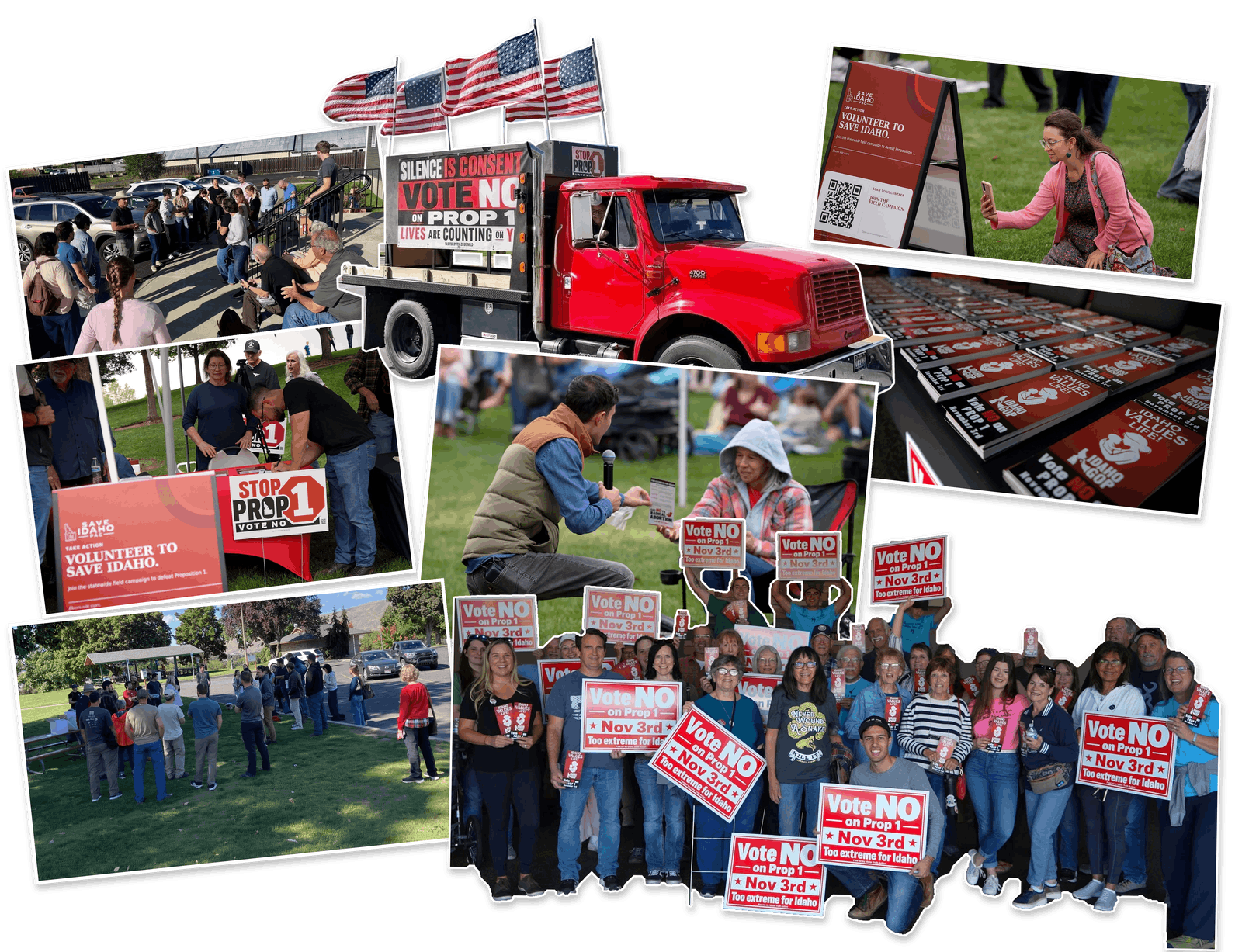 Save Idaho volunteers